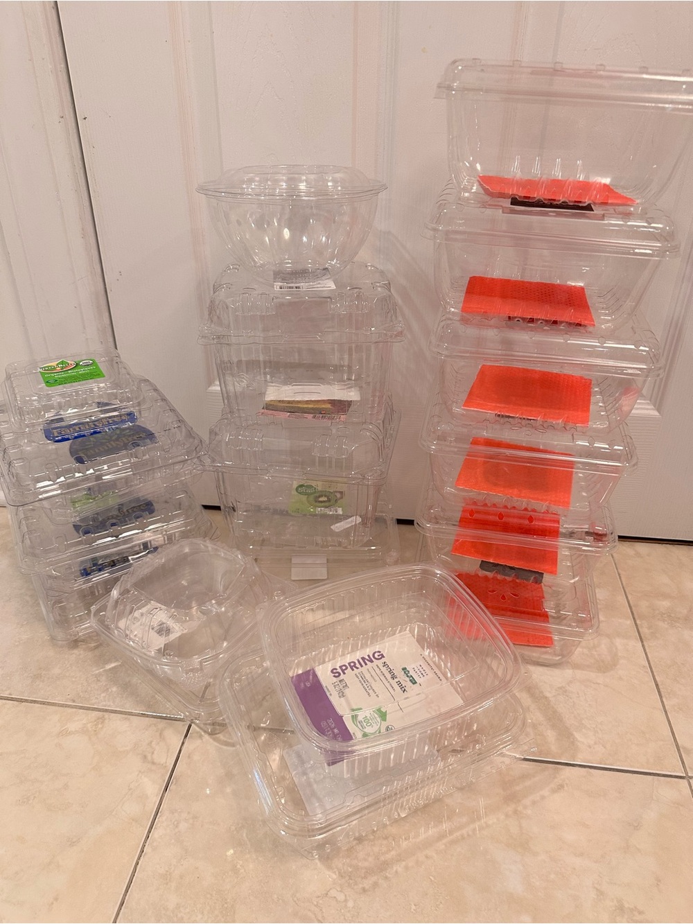 Clear Plastic Food Containers - Multipack